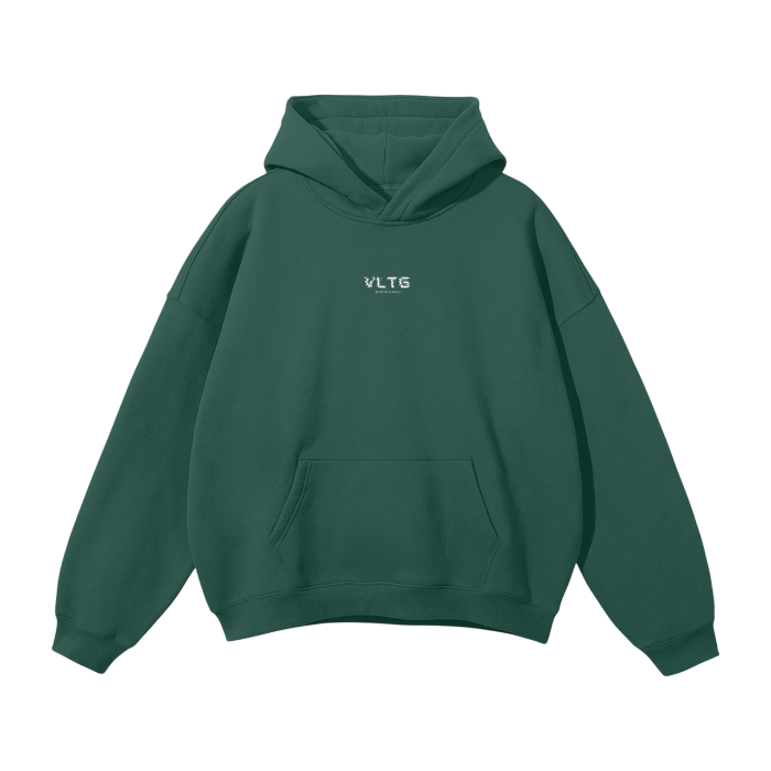 'LEGACY BUILT UNDER PRESSURE' HOODIE IN EDEN GREEN