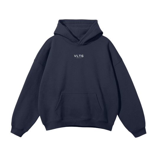 'LEGACY BUILT UNDER PRESSURE' HOODIE IN NAVY BLUE